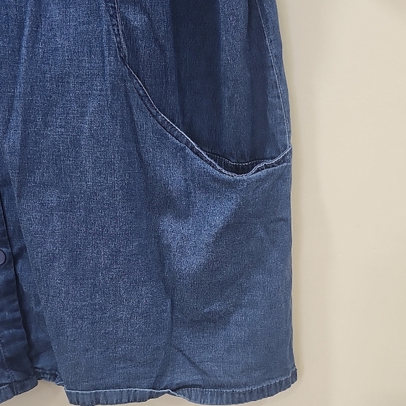 d&CO Stylish Blue Mini Dress with Short Sleeves - Picture 5 of 7